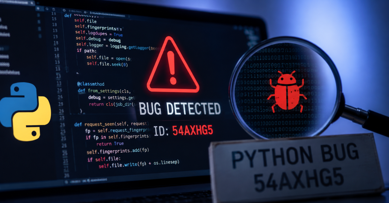 python bug 54axhg5