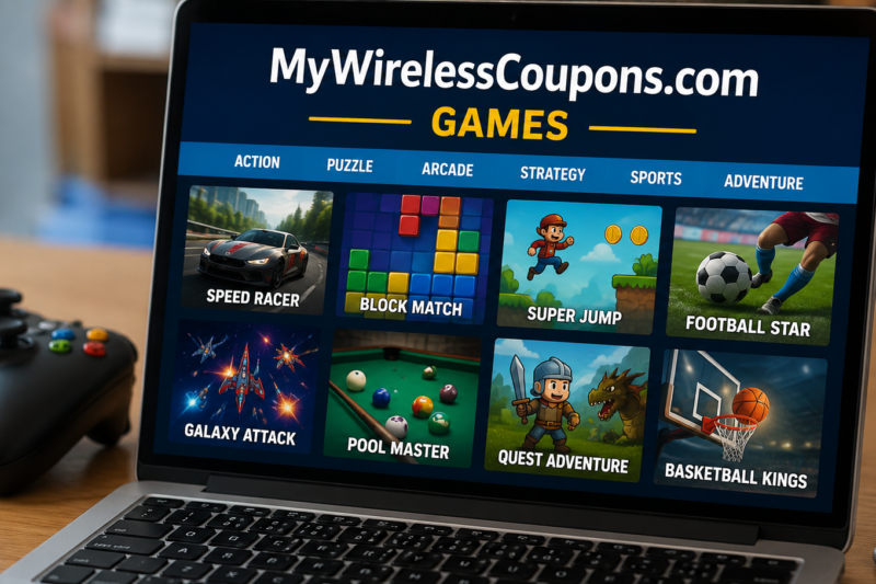 MyWirelessCoupons.com Games: Everything You Need to Know About the Popular Online Gaming Experience