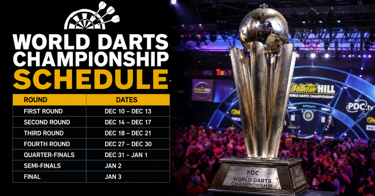 world darts championship schedule