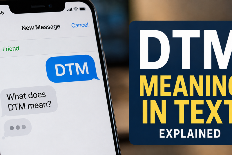 DTM Meaning in Text: What It Really Means and Why Everyone Is Using It Online